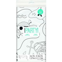 Ahoy Pirate Paper Tablecover 1ct