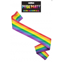 Pride Party - Deluxe Rainbow Sash 1ct