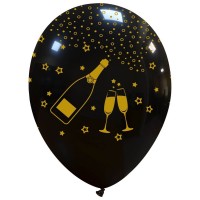Elegant Champagne 12" Latex Balloons 25Ct