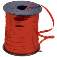 Red Metallic Curling Ribbon Franco Perro 5mm x 250m