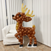 Reindeer Mosaic Balloon Frame 150cm - Nikoloon