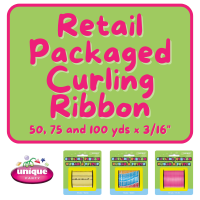 Unique Retail Packaged Curling Ribbon