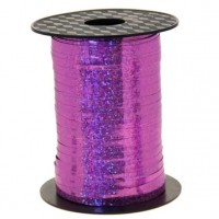 Baby Pink Curling Ribbon Holographic 5mm x250m