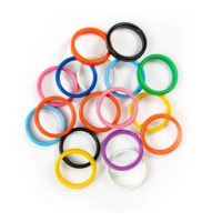 Assorted Colours Plastic Bangle Weights (50ct)
