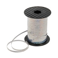 Silver Holographic Curling Ribbon 5mm x 250m