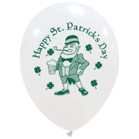 Superior 12" 'Happy St. Patrick's Day' Latex 25ct  (One Sided Print)