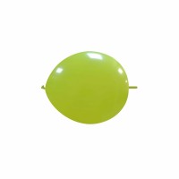 Superior 6" Lime Green Linking Balloon 100Ct