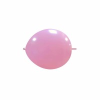 Superior Pink 6" Linking Balloons 100Ct