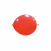 Superior Light Red 6" Linking Balloons 100Ct