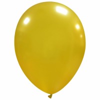 Superior 9" Metallic Gold Latex Balloons 100ct