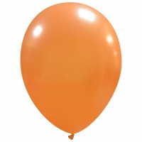 Superior 9" Metallic Orange Latex Balloons 100ct