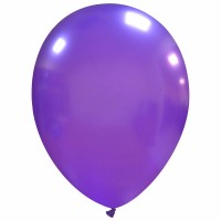 Superior 9" Metallic Purple Latex Balloons 100ct