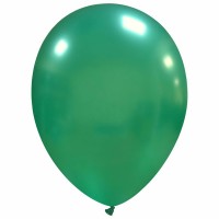 Superior 11" Metallic Dark Green Latex Balloons 100Ct