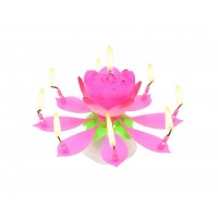 Pink Musical Candle 1ct
