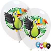 Toucan Full Colour 12" Latex Balloons 25Ct