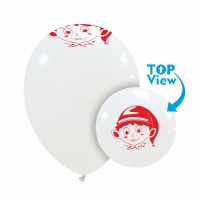 Elf Head 12" Top Print Latex Balloons 50Ct LIMITED EDITION
