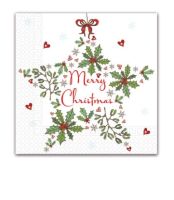 Rising Star 3-ply Christmas Napkins 20ct
