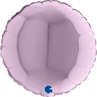 9" Round Foil Balloons Lilac Pack of 5 GRABO