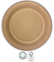 Kraft Paper Plates Compostable 23cm 10ct