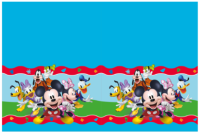 Mickey Rock the House Tablecover 1ct