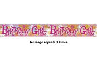 Birthday Girl Prismatic Banner - 12Ft.
