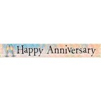Happy Anniversary Banner (Prismatic 12ft)