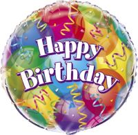 Brilliant Balloons Happy Birthday 18" Foil Balloon