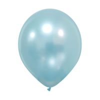 Soft Blue Premium Metallic Cattex 11" Latex Balloons 100ct