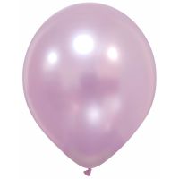Soft Pink Premium Metallic Cattex 12" Latex Balloons 100ct