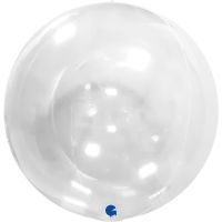 Clear Bubble - 19" 4D (no valve) Globe