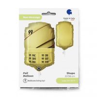 Personalisable Football Card Shape 23" Foil Balloon 