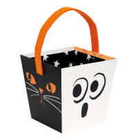 Bats & Boos Halloween Paper Bucket