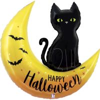 Halloween Moon 41" Supershape Foil Balloon
