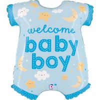 Baby Boy Onesie 31" Supershape Foil Balloon