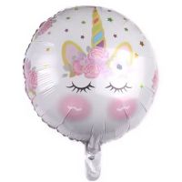 Rainbow Unicorn 18" Foil Balloon Unpackaged
