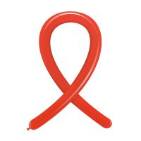 Light Red Standard Cattex 260 Latex Balloons 100Ct