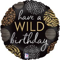 Happy Birthday  Wild  18" Foil Balloon