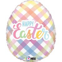 Happy Easter Egg 18" Foil Balloon UNPACKAGED