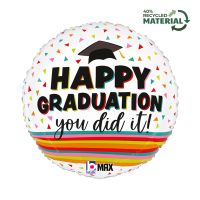 Festive Graduation - 18" Foil Balloon
