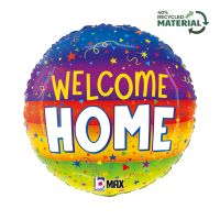 Welcome Home Streamers - 18" Foil Balloon