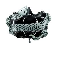 Black Pumpkin & Snake 24" Halloween Supershape Foil Balloon