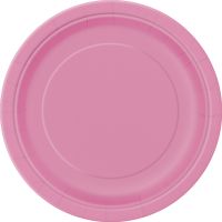 Hot Pink 9'' Round Plates 16 CT.