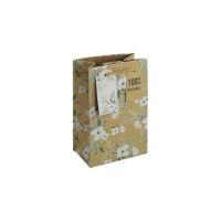 Kraft Wedding Floral  Medium Gift Bags 6ct
