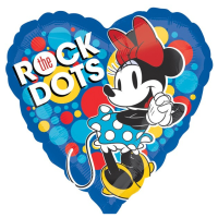 Minnie Rock the Dots 18" Foil Balloon 1ct