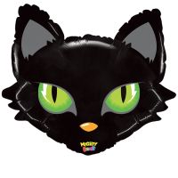 Mighty Cat Head 28" Supershape Foil Balloon 