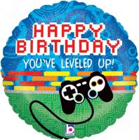 Happy Birthday Gamer 18" Foil Balloon