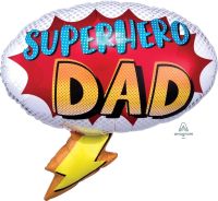 Father's Day Superhero Dad - 27" Foil Balloon
