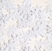 Table Confetti White Snowflakes - 14 Grams