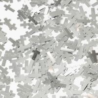 Table Confetti Silver Cross - 14 Grams