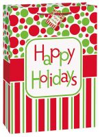 Happy Holidays Jumbo Gift Bag